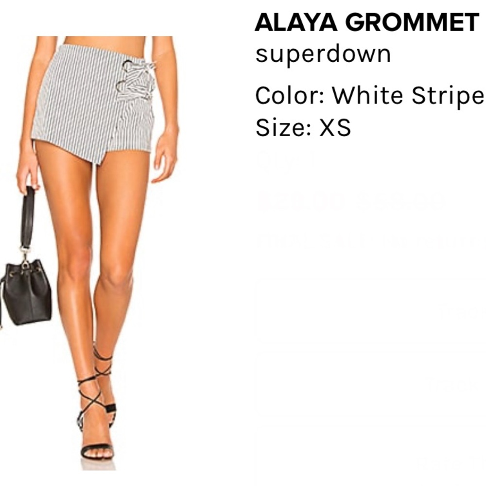 Alaya Grommet Wrap Skort